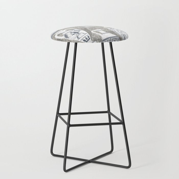 Antique pottery neutral Stool Gallery Image 1