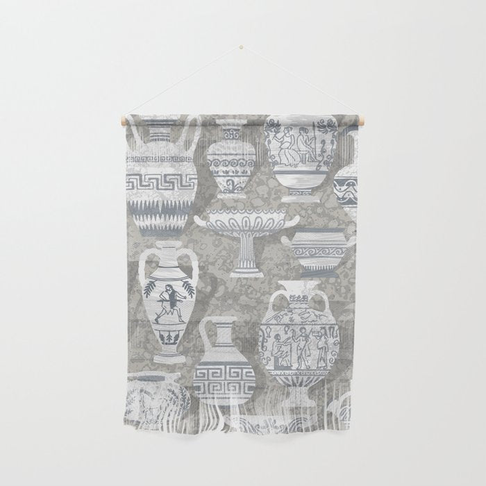 Antique pottery neutral Wall Hanging Gallery Image 1