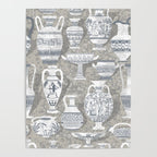 Antique pottery neutral Poster Gallery Image 4
