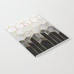 Charcoal Hexagons Notebook Gallery Image 2