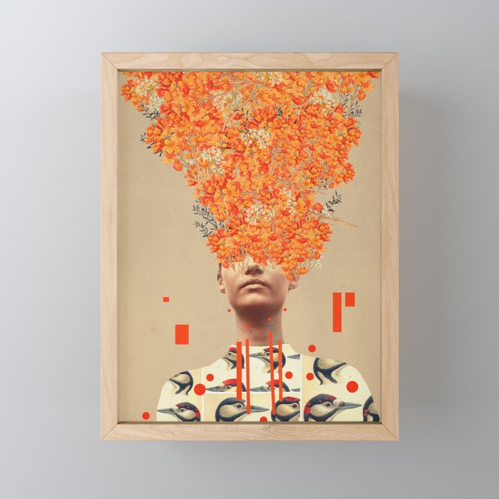 Bird Flight in Autumn Mini Art Print Gallery Image 1