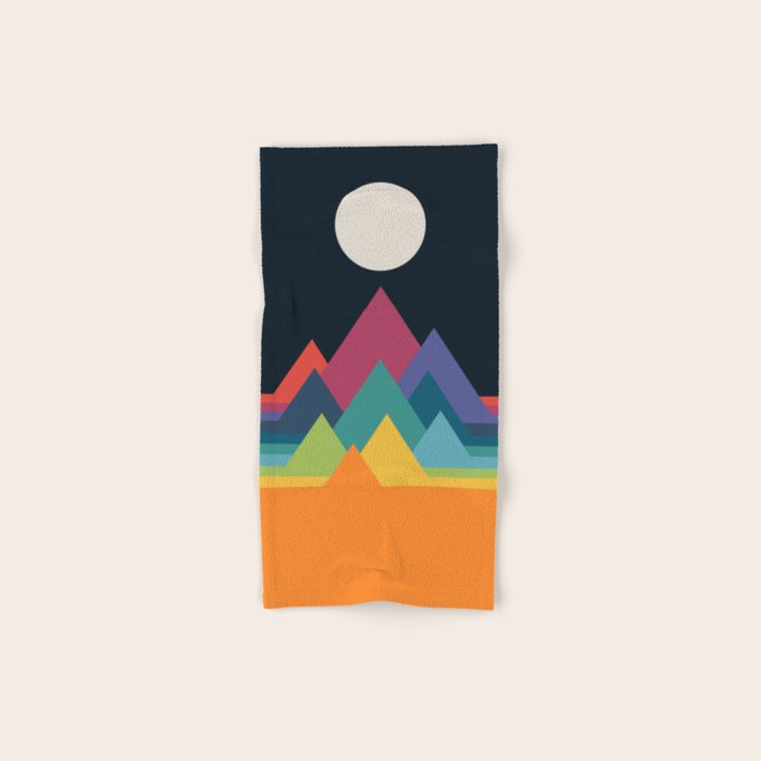 Whimsical Mountains Bath Towel Gallery Image 1