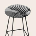 Capital Records Building, Los Angeles, California black and white photograph / black and white photography Stool Gallery Image 2
