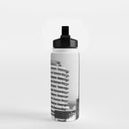 Capital Records Building, Los Angeles, California black and white photograph / black and white photography Water Bottle Gallery Image 2