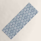Azure Medallion Motif Yoga Mat Gallery Image 1