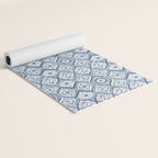 Azure Medallion Motif Yoga Mat Gallery Image 2