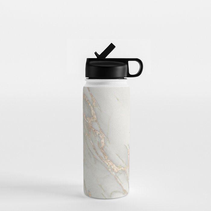 Marble Love Bronze Metallic Water Bottle Gallery Image 1