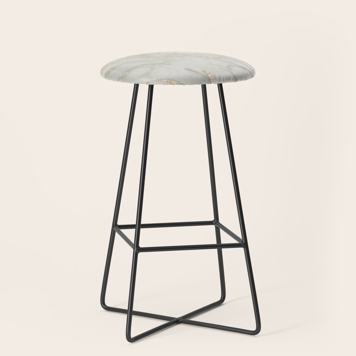 Marble Love Bronze Metallic Stool Gallery Image 1