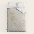 Marble Love Bronze Metallic Duvet Cover Gallery Image 6