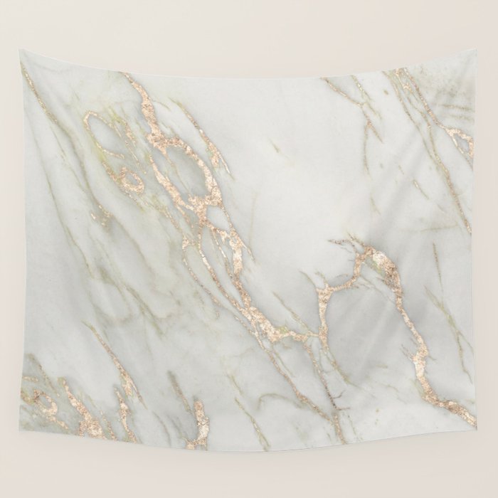Marble Love Bronze Metallic Wall Tapestry Gallery Image 4