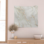 Marble Love Bronze Metallic Wall Tapestry Gallery Image 2