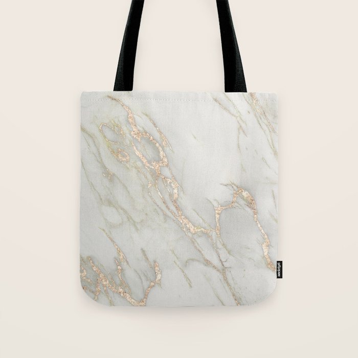 Marble Love Bronze Metallic Tote Bag Gallery Image 1