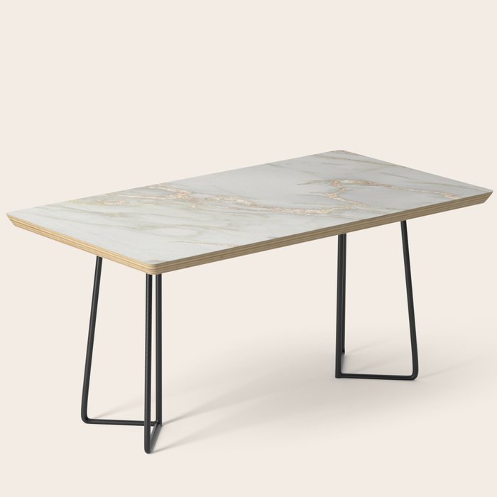 Marble Love Bronze Metallic Coffee Table Gallery Image 1
