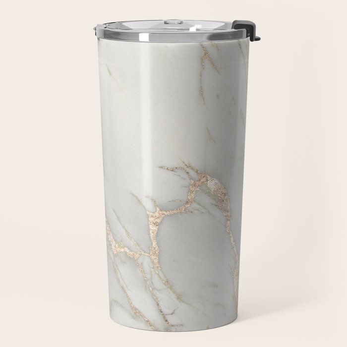 Marble Love Bronze Metallic Travel Mug Gallery Image 2