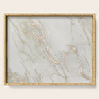 Marble Love Bronze Metallic Serving Tray Gallery Image 1