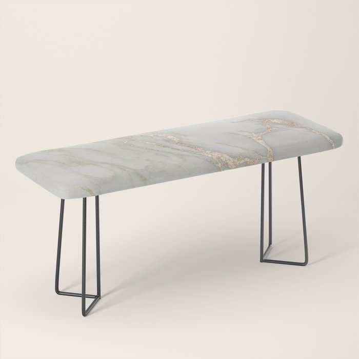 Marble Love Bronze Metallic Bench Gallery Image 1