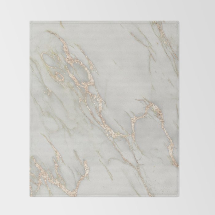 Marble Love Bronze Metallic Throw Blanket Gallery Image 2