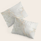 Marble Love Bronze Metallic Pillow Sham Gallery Image 3
