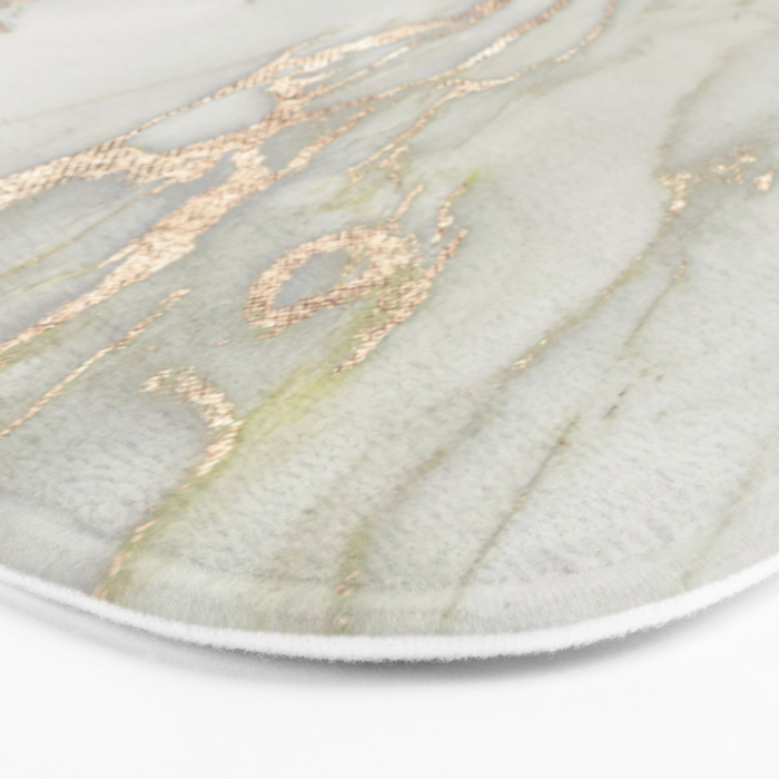 Marble Love Bronze Metallic Bath Mat Gallery Image 3