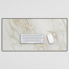 Marble Love Bronze Metallic Desk Mat Gallery Image 1