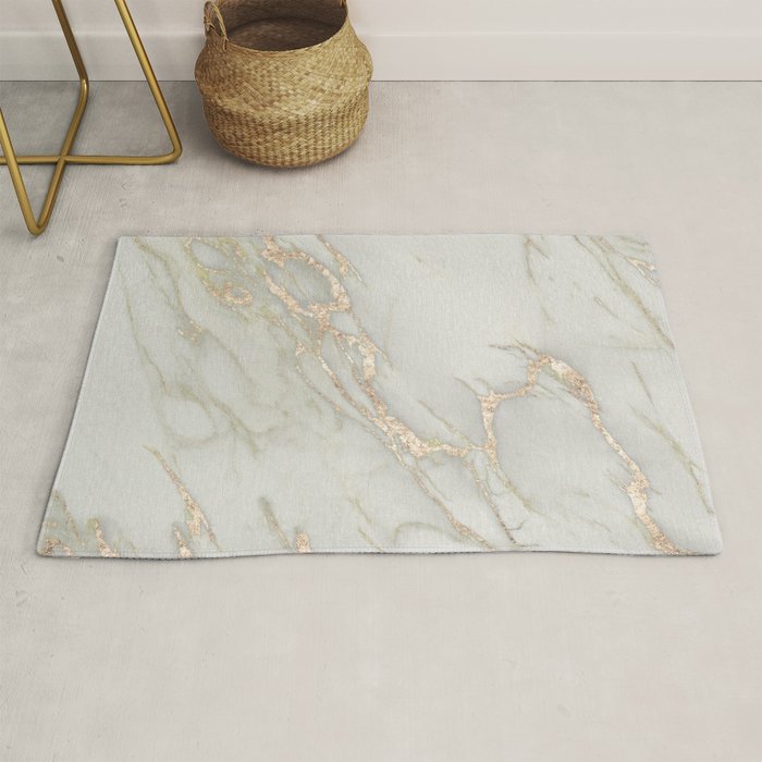 Marble Love Bronze Metallic Rug Gallery Image 1