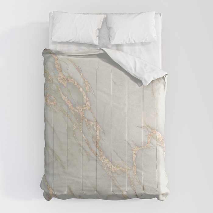 Marble Love Bronze Metallic Comforter Gallery Image 6
