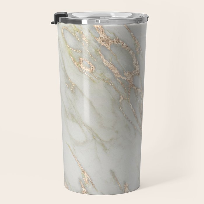 Marble Love Bronze Metallic Travel Mug Gallery Image 3