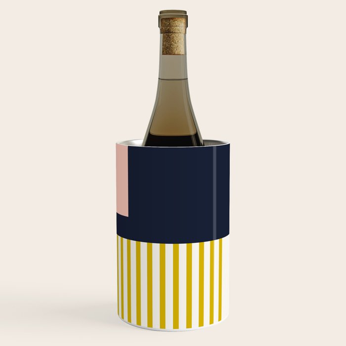 Sol Abstract Geometric Print in Multi Wine Chiller Gallery Image 3