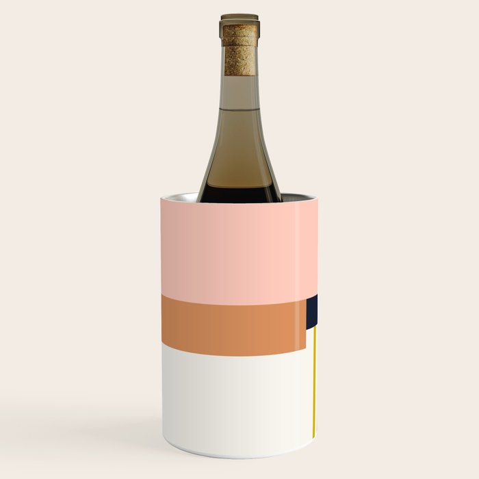 Sol Abstract Geometric Print in Multi Wine Chiller Gallery Image 2