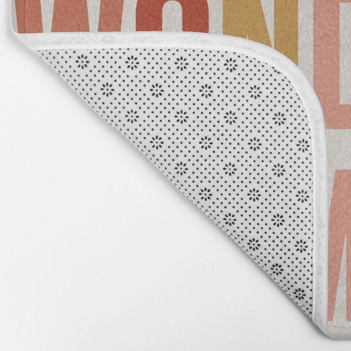 Most Wonderful Time Multi Colored Warm Bath Mat Gallery Image 2