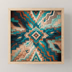 Abstract Geometric Southwest Mini Art Print Gallery Image 1