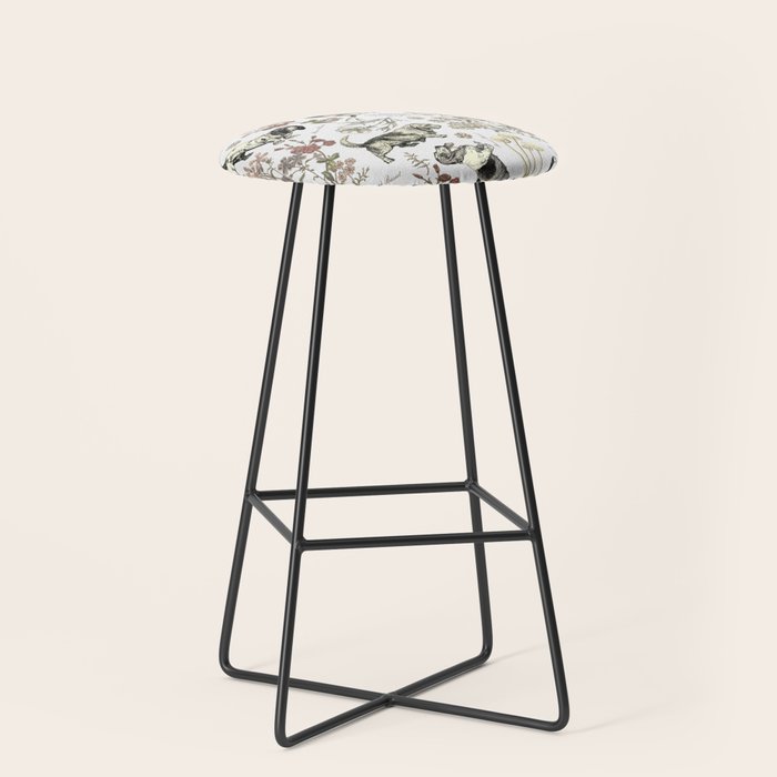 BASSET HOUNDS and MAGICAL MUSCHROOMS  Stool Gallery Image 1