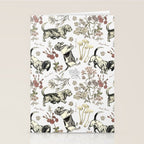 BASSET HOUNDS and MAGICAL MUSCHROOMS  Stationery Card Gallery Image 2