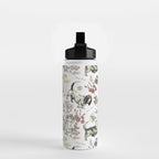 BASSET HOUNDS and MAGICAL MUSCHROOMS  Water Bottle Gallery Image 2