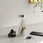 White Horse | Animal Art Print | Nature Photography Water Bottle Gallery Image 4