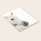 White Horse | Animal Art Print | Nature Photography Notebook Gallery Image 2