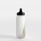 White Horse | Animal Art Print | Nature Photography Water Bottle Gallery Image 3