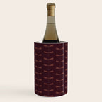 Dragonfly Pattern III Dark Red Wine Chiller Gallery Image 3