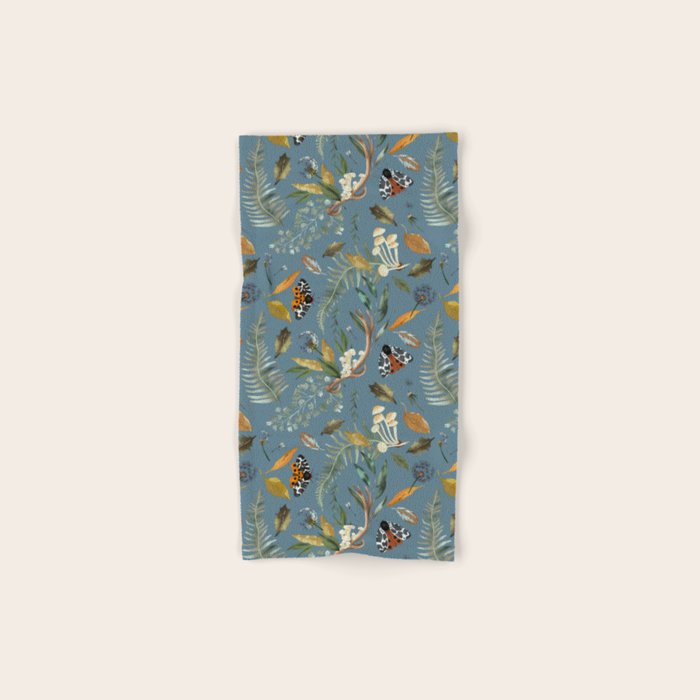 Moths Mystical Woodland B Bath Towel Gallery Image 1
