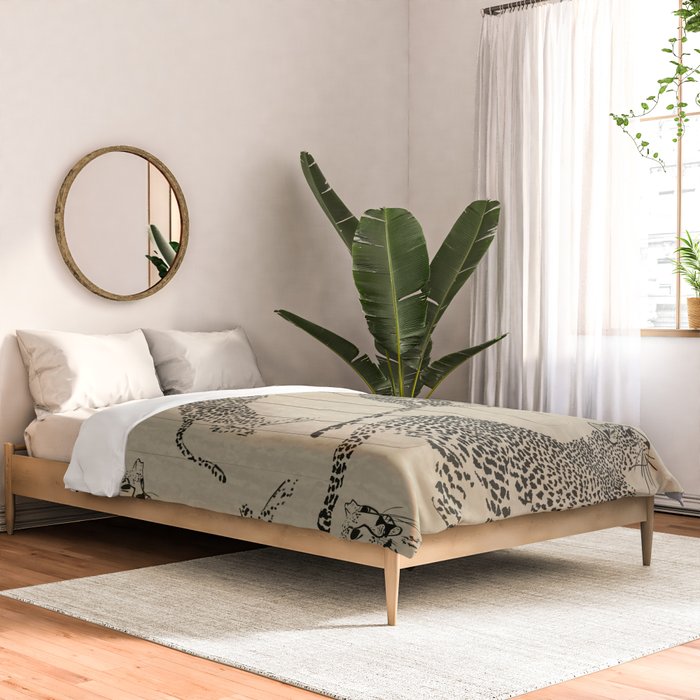 tan leopard pattern Comforter Gallery Image 2