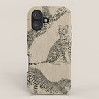 tan leopard pattern iPhone Case Gallery Image 1