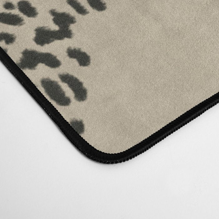 tan leopard pattern Desk Mat Gallery Image 4