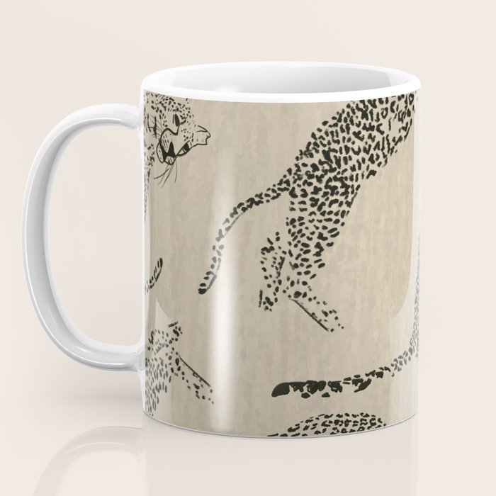 tan leopard pattern Coffee Mug Gallery Image 3
