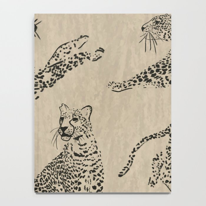 tan leopard pattern Notebook Gallery Image 4