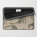 tan leopard pattern Laptop Sleeve Gallery Image 2
