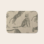 tan leopard pattern Bath Mat Gallery Image 1