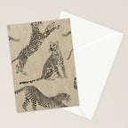 tan leopard pattern Stationery Card Gallery Image 2