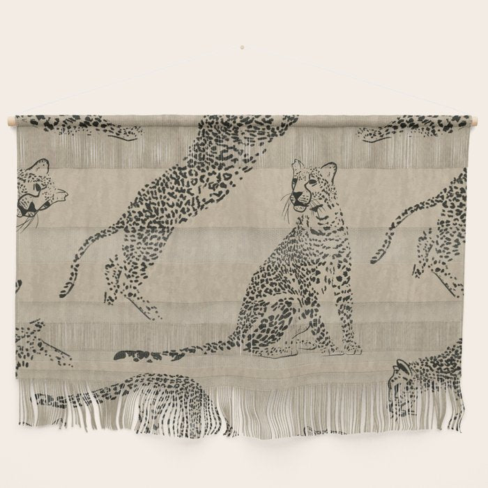 tan leopard pattern Wall Hanging Gallery Image 1