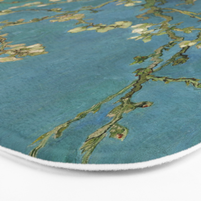 Blossoming Almond Tree Vincent Van Gogh Bath Mat Gallery Image 3
