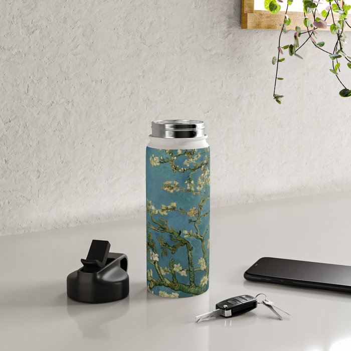 Blossoming Almond Tree Vincent Van Gogh Water Bottle Gallery Image 4